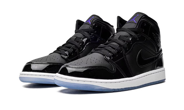 Men's Running Weapon Air Jordan 1 Mid Black Shoes 0271 Men's Running Weapon Air Jordan 1 Mid Black Shoes 0271